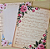 Papéis Estampados A5 Papel Retrô 8 pçs - Rosas e Partituras - Imagem 4