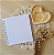 Caderno para Colagem tamanho 15x15cm Papel Retrô - Imagem 1