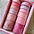 Caixa com 12 Washi Tapes Rosa - Imagem 1