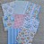 Papéis Estampados 15x15cm Papel Retrô 8pçs - Floral Pastel - Imagem 1