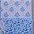 Papéis Estampados A5 Papel Retrô 8pçs - Floral Azul - Imagem 5