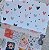 Papéis Estampados A5 Papel Retrô 8pçs - Boho com flores - Imagem 4