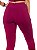 Legging Suplex Recorte Cintura Alta Vinho/Preto Feminino Academia - Imagem 7
