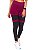 Legging Suplex Recorte Cintura Alta Vinho/Preto Feminino Academia - Imagem 1