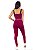Legging Suplex Recorte Cintura Alta Vinho/Preto Feminino Academia - Imagem 10