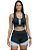 Conjunto Fitness Top e Shorts com Tela Dryfit - Krison - Imagem 1