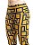 Legging Suplex Básica Cintura Média Geometric Amarelo Feminino - Imagem 8