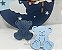 Kit Penduradores Infantil Ursinho Aviador - kit com 3 - Imagem 3
