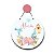 Enfeite Porta Maternidade Mdf Passarinhos E Flores Em Aquarela Nome Personalizado - Imagem 1