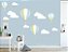 Adesivo Parede Infantil Nuvens e Balões - Imagem 2