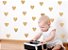 Adesivo Parede Infantil Coração Dourado - Imagem 2