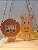Kit 2 Adornos Safari em Madeira Pinus - Girafinha e Leão - Decoração para Quarto Infantil - Imagem 5