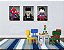 Quadro Infantil Menino Super Heróis, Homem Aranha, Batman e Super Homem - Imagem 3