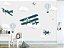 Adesivo infantil aviões, balões e nuvens - Imagem 2