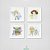 Kit de Quadros Infantis Star Wars com Pinturas em Aquarela - Imagem 1