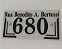 Número Residencial de Casa Personalizado Com nome da Rua em vidro - Imagem 5