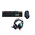 Kit Gamer Teclado Mouse Headset USB P2 Philips e Exbom - Imagem 2