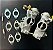 Carburador (Par) Variant 72 a 83 1600 Gasolina H32-34 Original Solex - Imagem 4