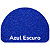 Areia Colorida Azul Escura para Atividades Escolares - Saco Refil 500gr - Imagem 1