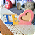 Kit de Atividade Artística - Porta Retrato TE ♥ - MDF com Areia Colorida Escolar Infantil - Imagem 3