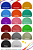 Kit 10 Sacos Refil 500gr - Areia Colorida para Atividades Escolares - Disponível em 17 cores - Imagem 1