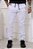 Calça Jogger Masculina Branca Sarja com Cordão Ajustável - Imagem 1