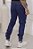 Calça Jogger Masculina Sarja Jeans com Cordão Ajustável - Imagem 2