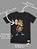 Camiseta Street Wear Preta Estampa urso na rede 100% Algodão Linha Premium - Imagem 3