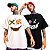 Kit 02 Camisetas StreetWear Estampada Sorriso 100% Algodão Linha Premium - Imagem 1