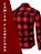 Camisa Xadrez Masculina Lenhador Manga Longa Flanelada - Imagem 3