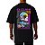 Camiseta Masculina Oversized Unissex Camisa Gola Alta Algodão 30.1 Premium Estampado - Imagem 2