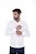 Camisa Social Branca Masculina Slim Fit Luxo Manga Longa - Imagem 2