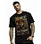 Camiseta Street Wear Preta Estampa FIVE CENTS LEGEND 100% Algodão Linha Premium - Imagem 2