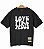 Camiseta Masculina Oversized Unissex Gola Alta Algodão 30.1 Premium Coleção Faith In LOVE LIKE JESUS - Imagem 1