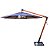 Ombrelone Lateral 2,9m Redondo Slim - Imagem 1