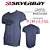 Camiseta Silverbay Repeat M/C - Sky Azul/Black - Imagem 2
