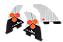 Quilhas FCS 2 PC Channel Islands - Medium - Imagem 2