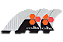 Quilhas FCS 2 PC Channel Islands - Medium - Imagem 3