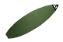CAPA ATOALHADA SILVERBAY Para Pranchas de Surf - 5'11 á 6'1 - Militar/Salvia - Imagem 1