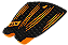 Deck Surf JAM RECKLESS / Preto - Laranja - Imagem 2