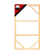 Chassis para Tela 90x180 cm - Madeira Chanfrada Sistema Anti-Marcas - Imagem 2