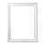 Moldura Branca Brilhante para Fotos e Telas 0058 - Linha Clean - Imagem 1