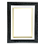 Moldura Preta para Quadros e Telas 0058 - Linha Clean - Imagem 1