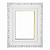 Moldura Branca Provençal para Quadros e Telas 0907 - Linha Clássica - Imagem 1