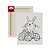 Tela para Pintura Infantil - Coelhinho com Ovos de Páscoa - Imagem 1