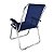 Cadeira Zaka Max Fixa AlumÃ­nio Azul Marinho 140Kg - Imagem 2
