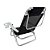 Cadeira Zaka Top Line Reclinável 5 Posições Alumínio Preta 120Kg - Imagem 2