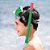 Kit Máscara Intex Freestyle Snorkel Infantil Verde - Imagem 3