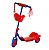 Patinete BBR Toys 3 Rodas Infantil C/ Cesto Vermelho e Azul B0001 - Imagem 3
