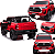 Carro Toyota Hilux Bandeirante R/C Elétrico Vermelho 2907 12v - Imagem 2